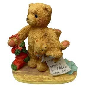 Vintage 1992 Cherished Teddies Jacob 950734 Wishing for Love Santa Christmas